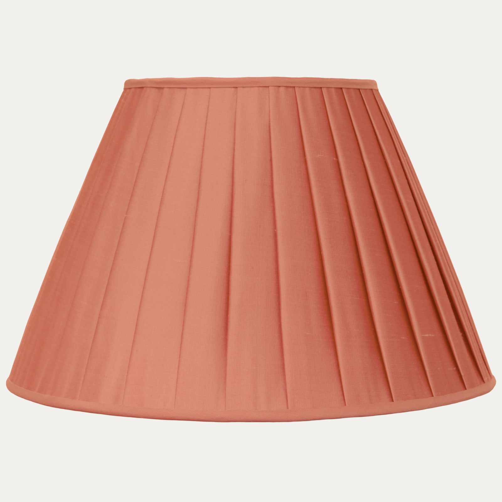 Rose Faille Hamilton Silk Box Pleated Lampshade
