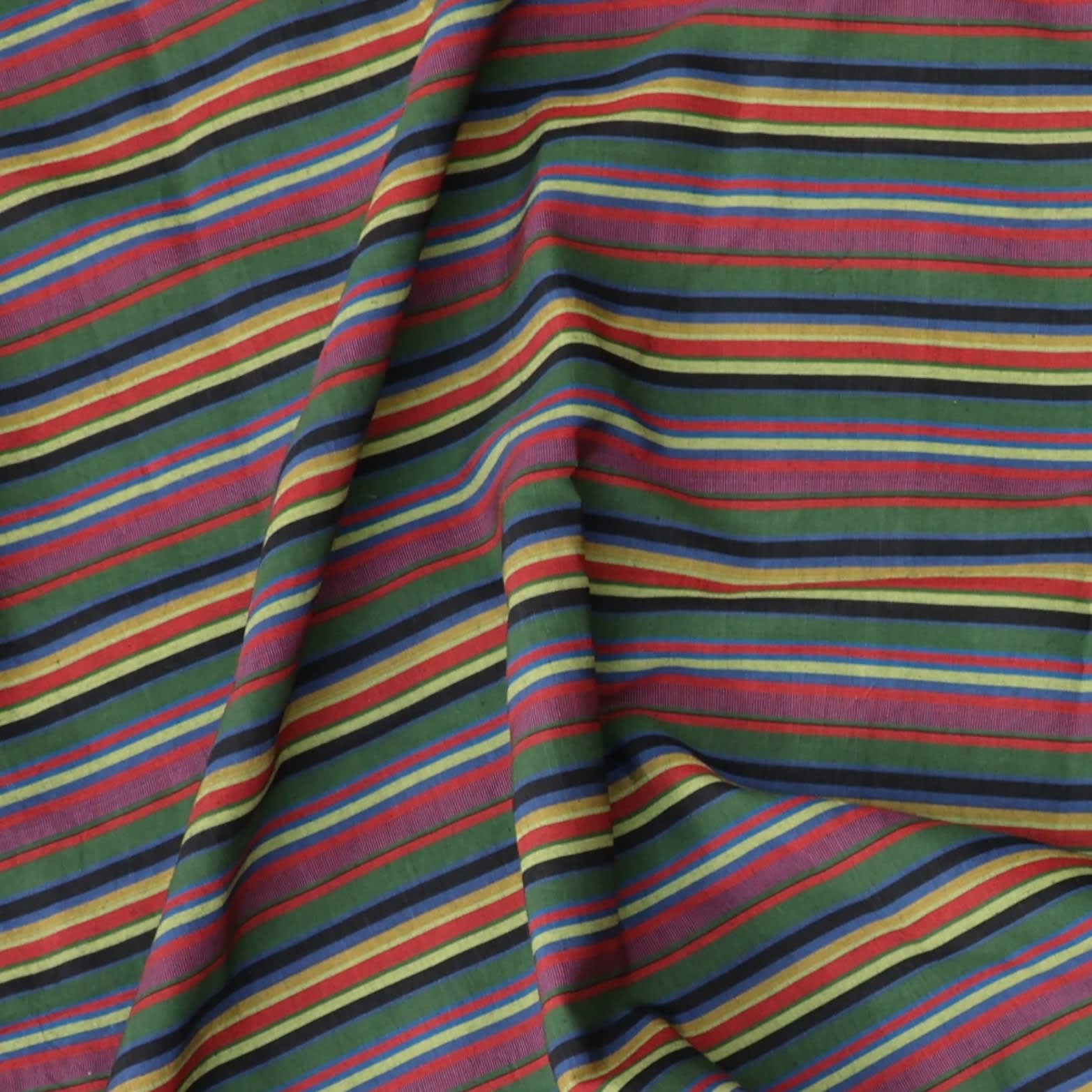 Uzbek Striped Floss Silk