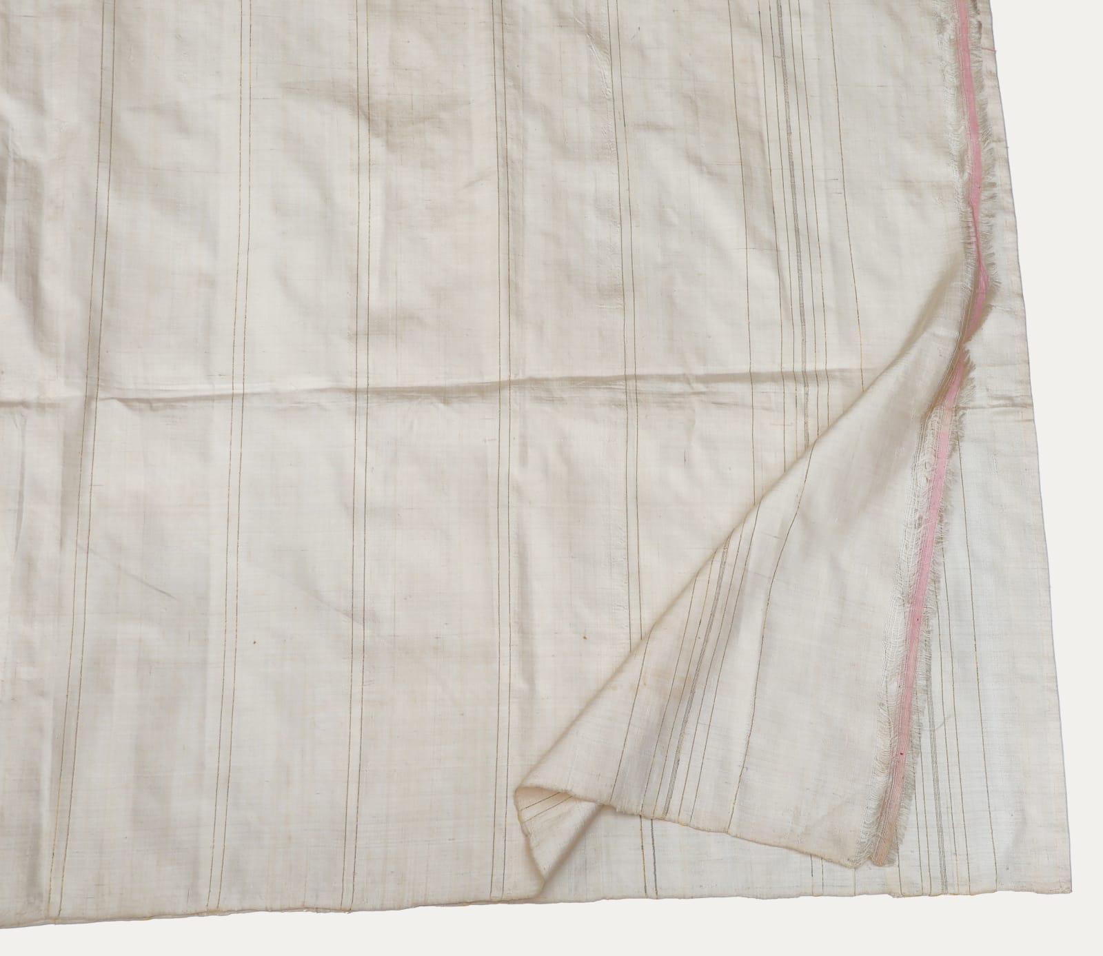 Uzbek Cream Silk Shawl