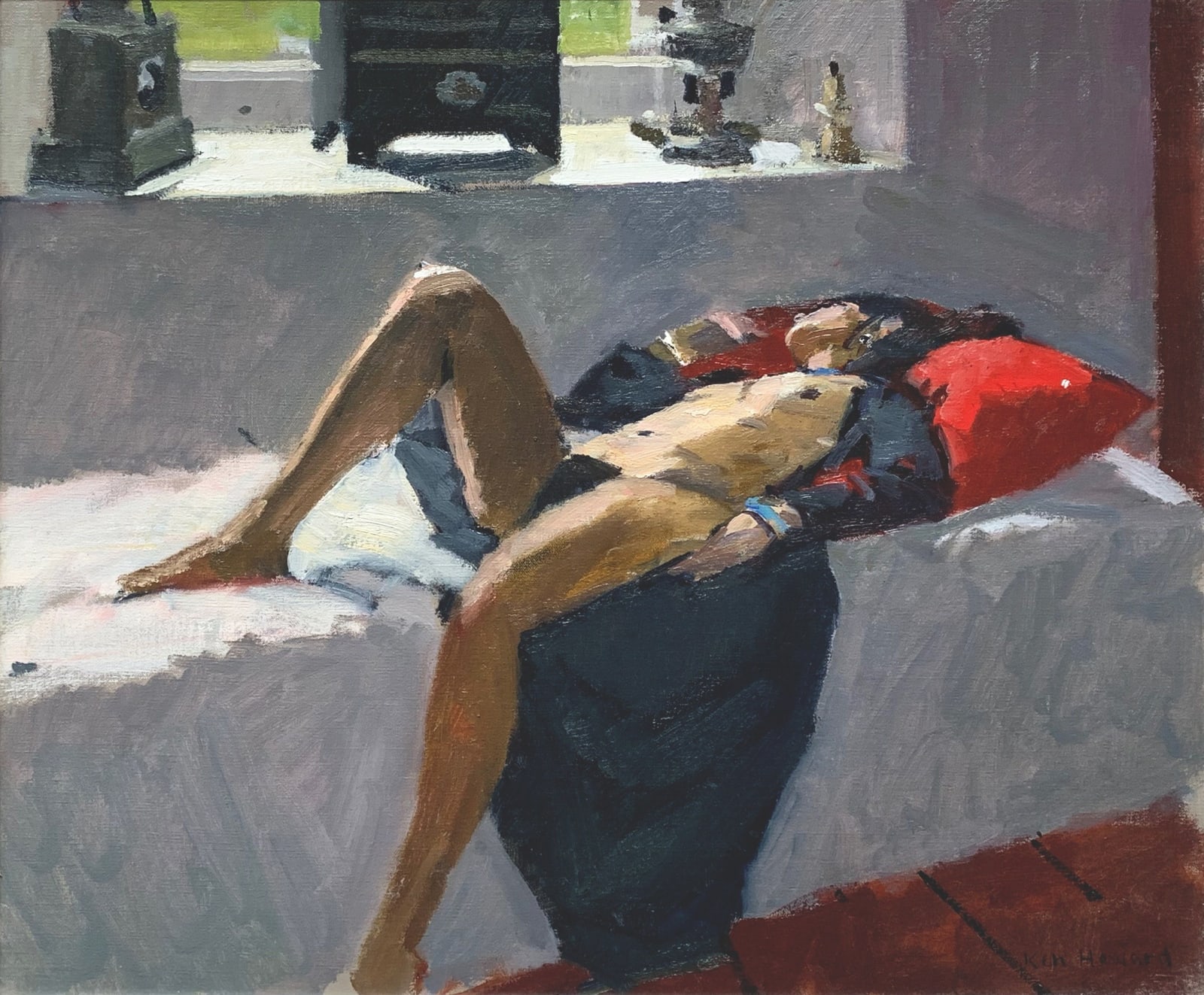 Ken Howard Sarah Reclining, Mousehole
