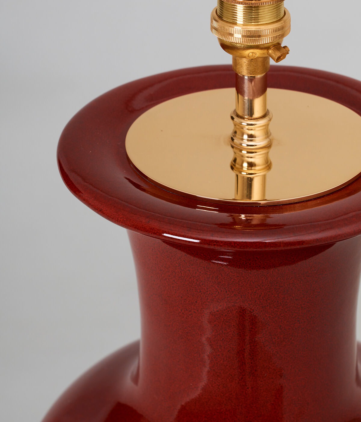 Fishtail Vase Sang de Boeuf