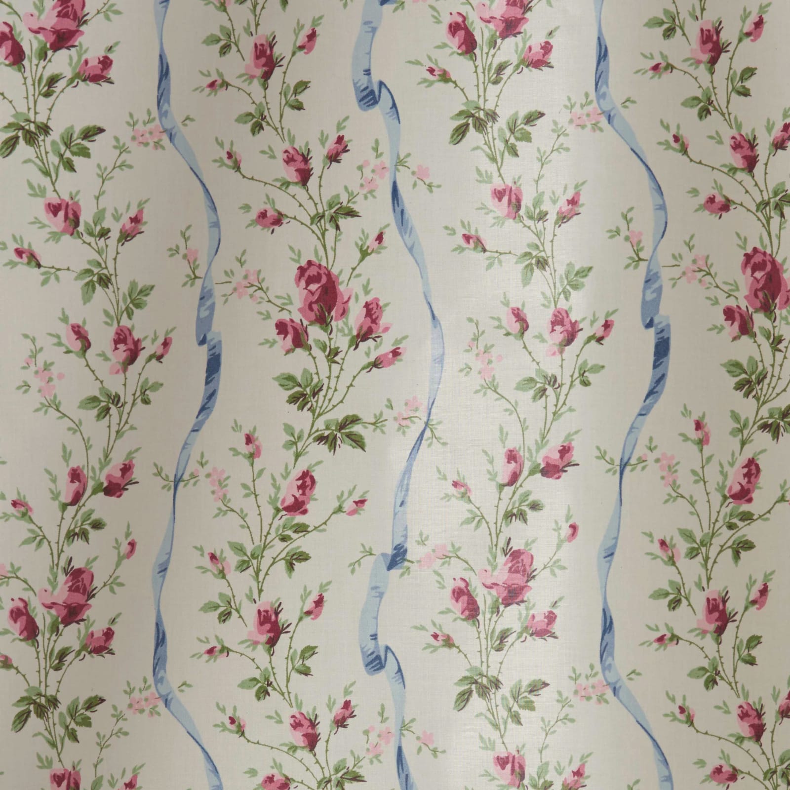 Jean Monro Cheltenham Pink Glazed Cotton Chintz Cushion