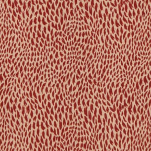 Pierre Frey Le Manach Plumettes Rouge de Chine
