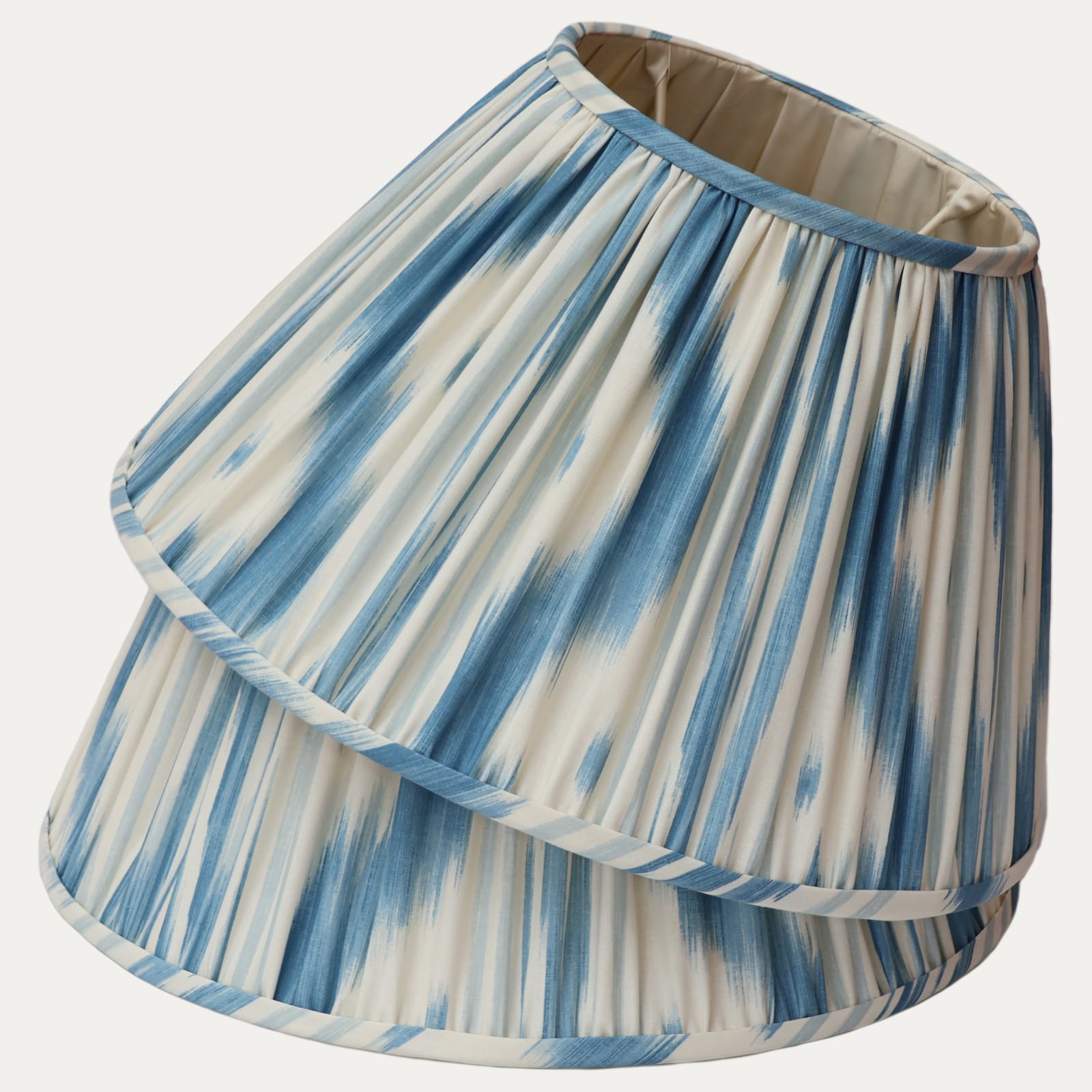 Pierre Frey Toiles de Nantes Bleu Ancien Handsewn Lampshade