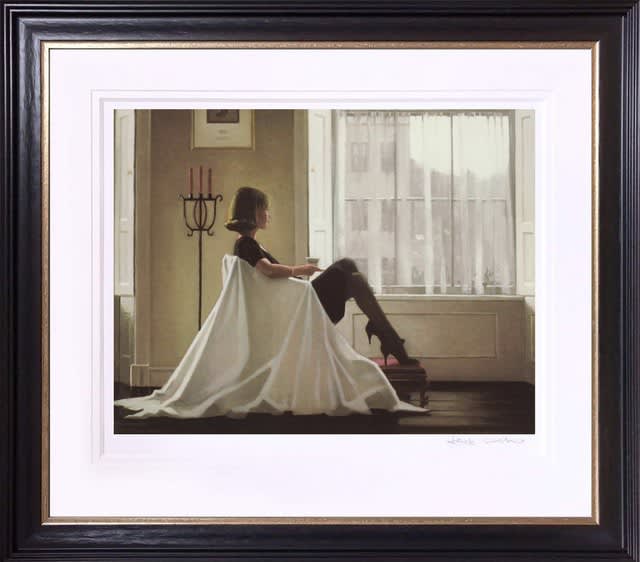 Jack Vettriano In Thoughts of You Framed
