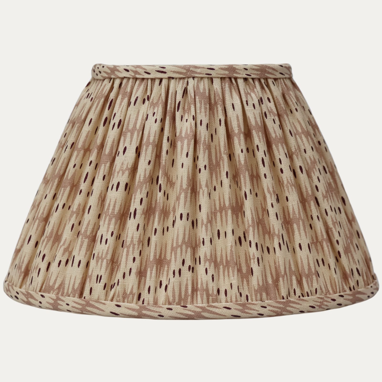 Flora Soames Daphne’s Feathers Rose Handsewn Gathered Empire Lamphade