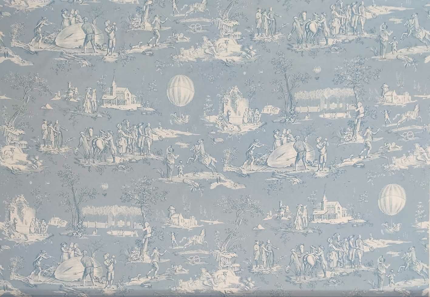 Canvas Ballon De Gonesse Lavender Blue