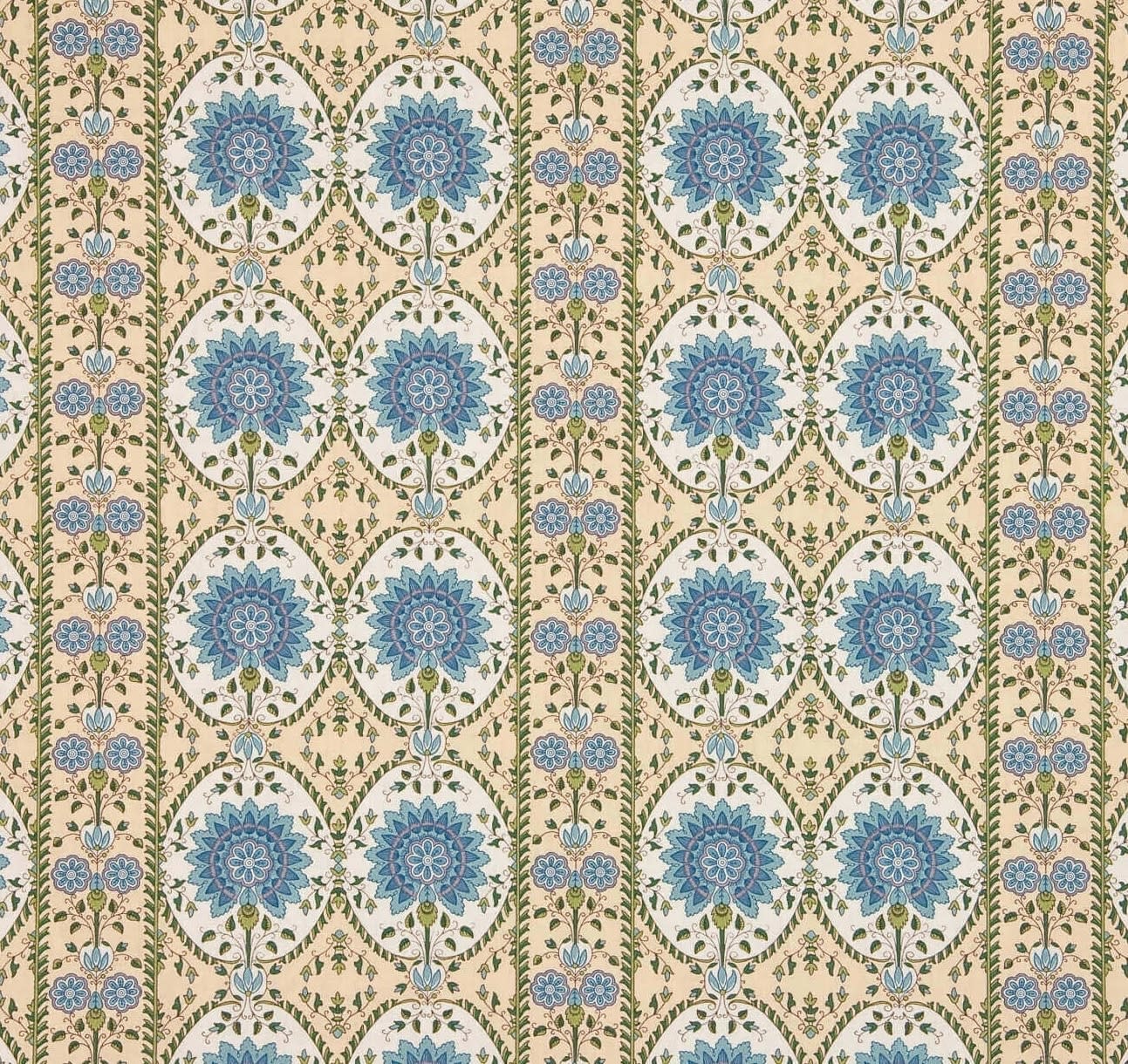 Tajmahal Rayure Bleu Vert