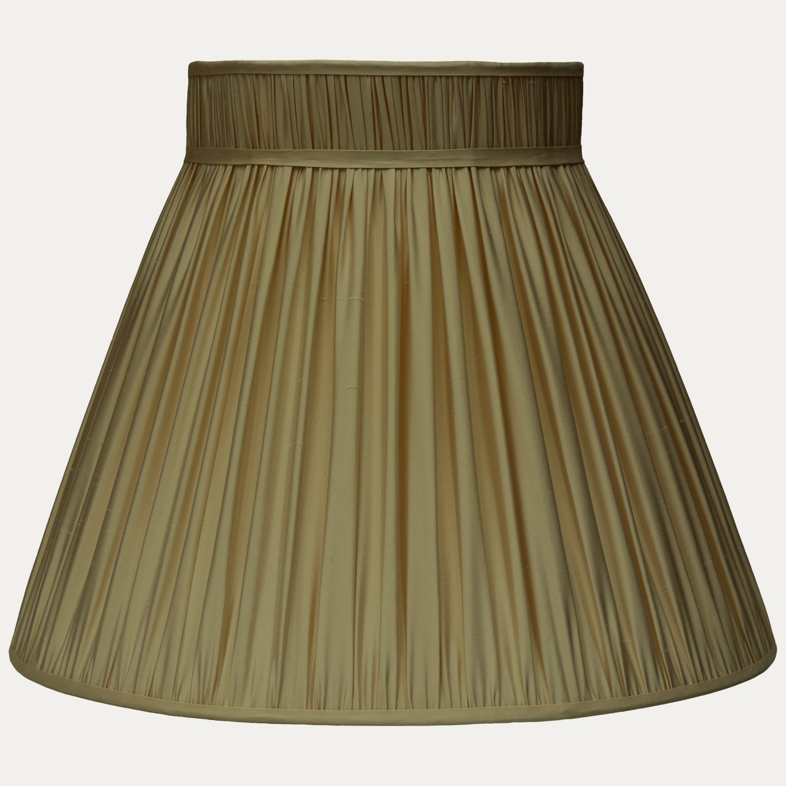 Khaki SFJ Silk Collar Top Lampshade