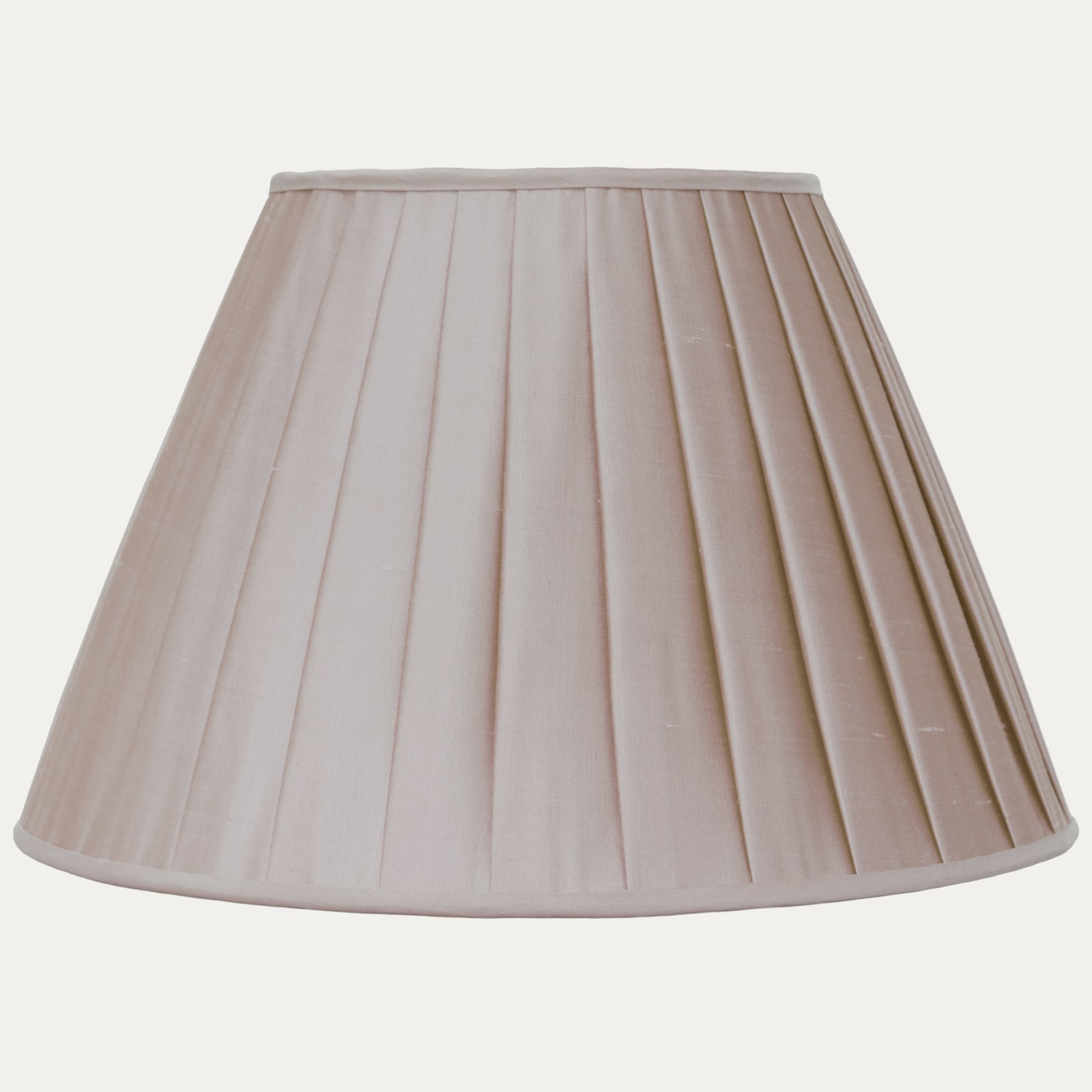 Lilac Faille Lugano Silk Box Pleated Lampshade