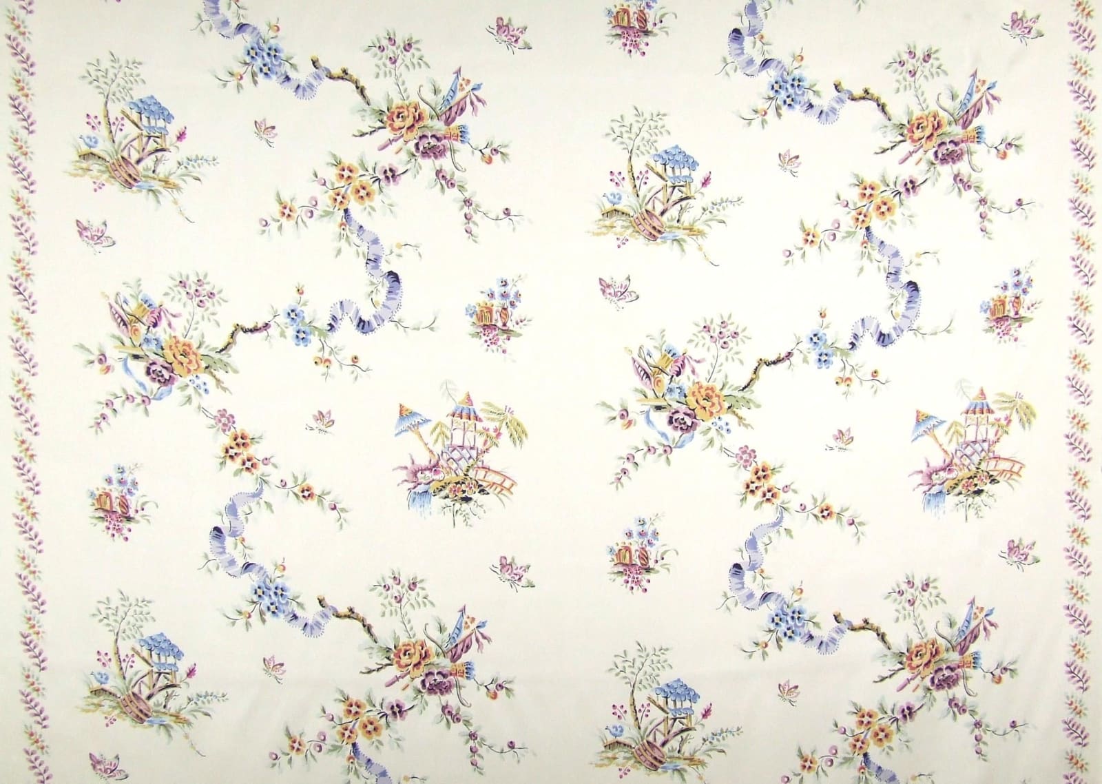 Satin Beijing Printed Light Cream