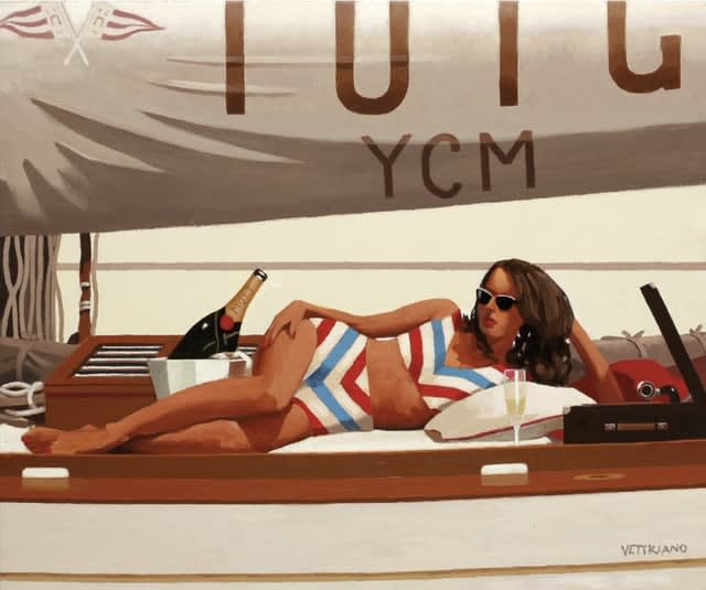 Jack Vettriano Sunshine and Champagne