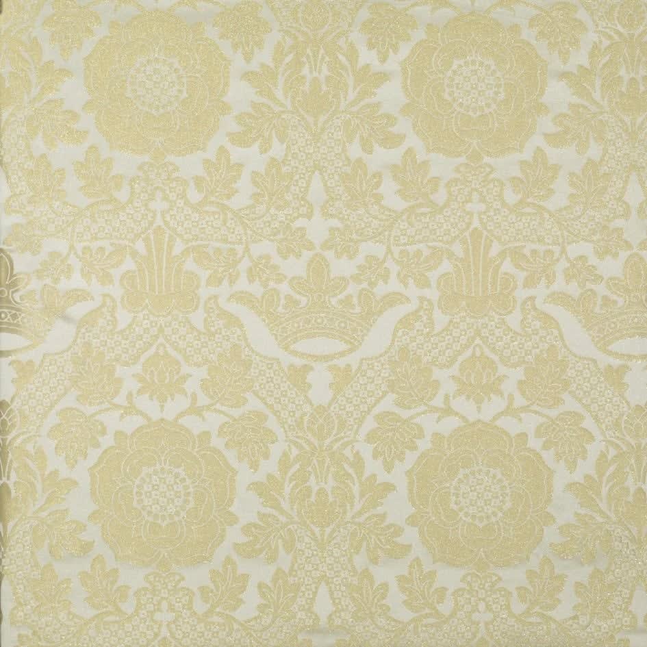 St Margaret Brocade Ivory Gold
