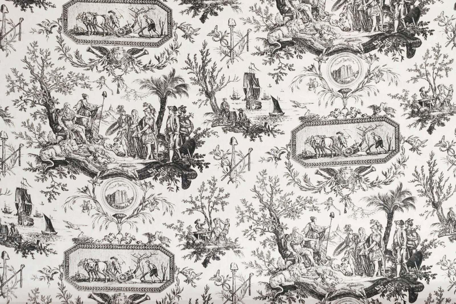 Toile La Bastille Clair Noir