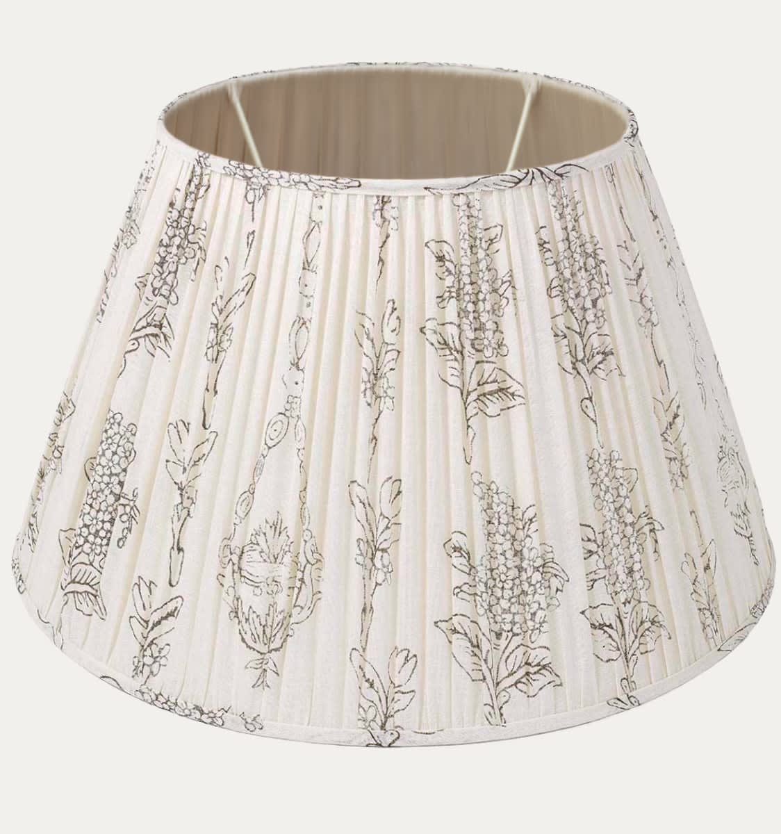 Robert Kime Lilac Lamp Voile Lampshade with Henan Silk Lining