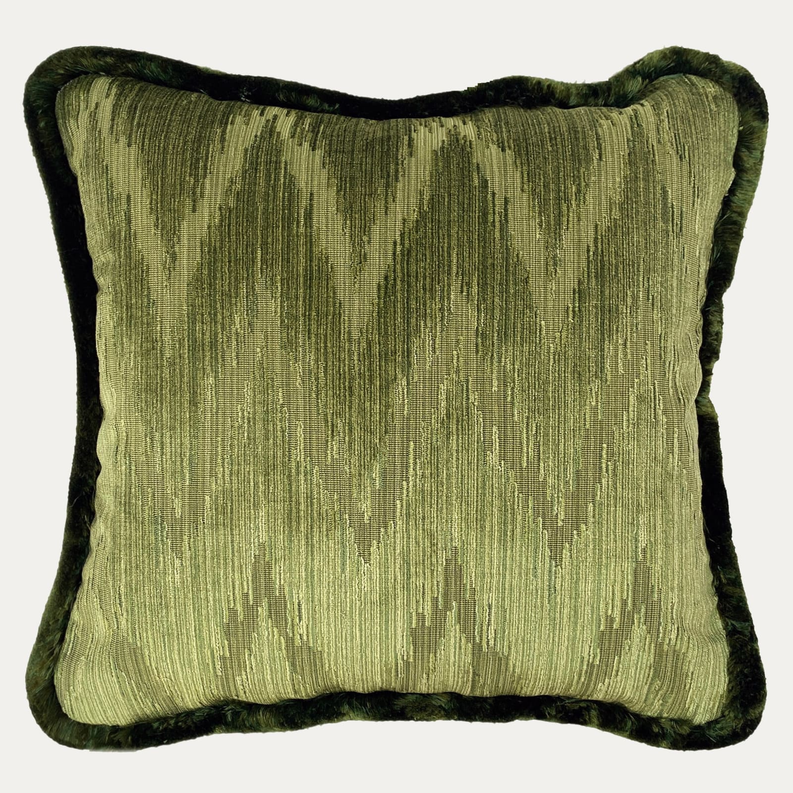 Lee Jofa Flamest Moss Decorative Cushion handmade by Floren