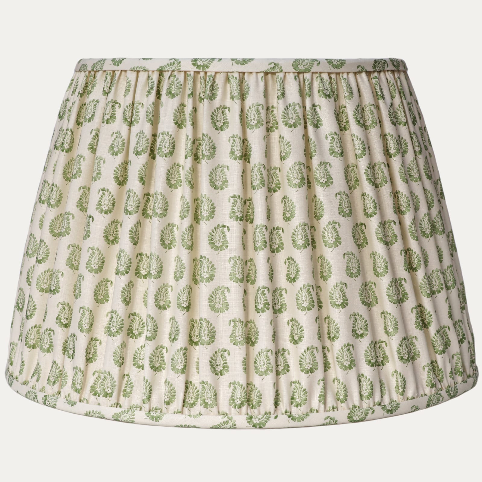 Howe Cypress Linen Dill Handsewn Gathered Lampshade