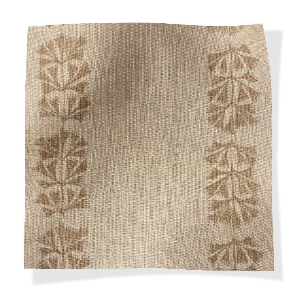 Sea Leaves Taupe Mushroom