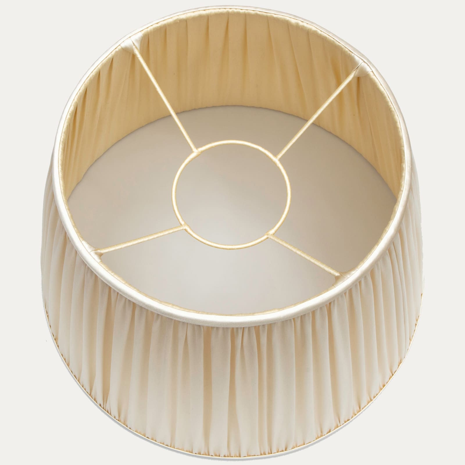 Tassinari & Chatel Classic Off-White Silk Lampshade
