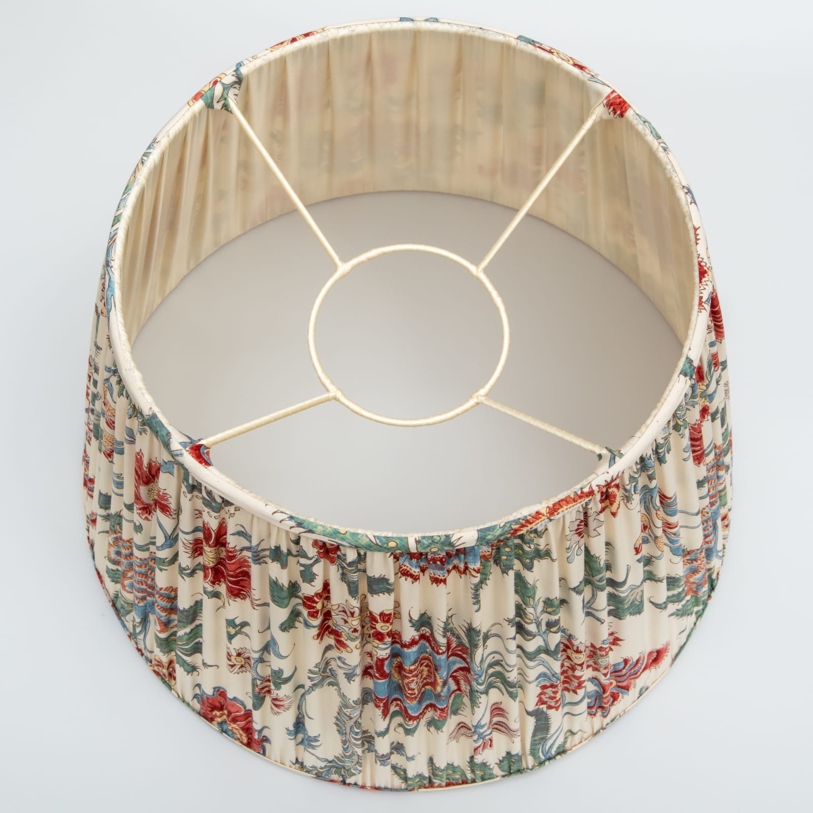 Charles Burger Floral Linen Lampshade