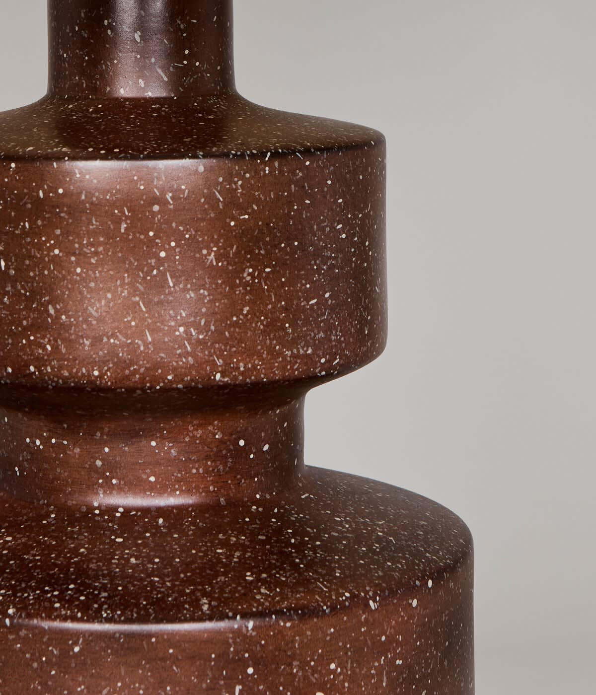 Shoreham Table Lamp Glazed Ceramic Porphyry
