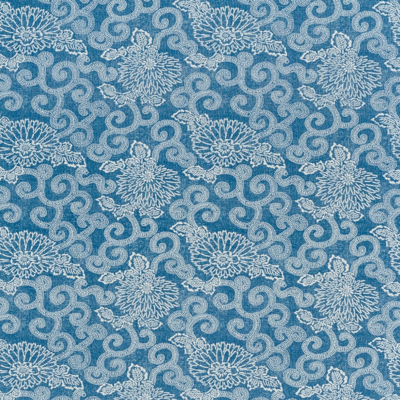 Wabi Sabi Bright Blue On Oyster