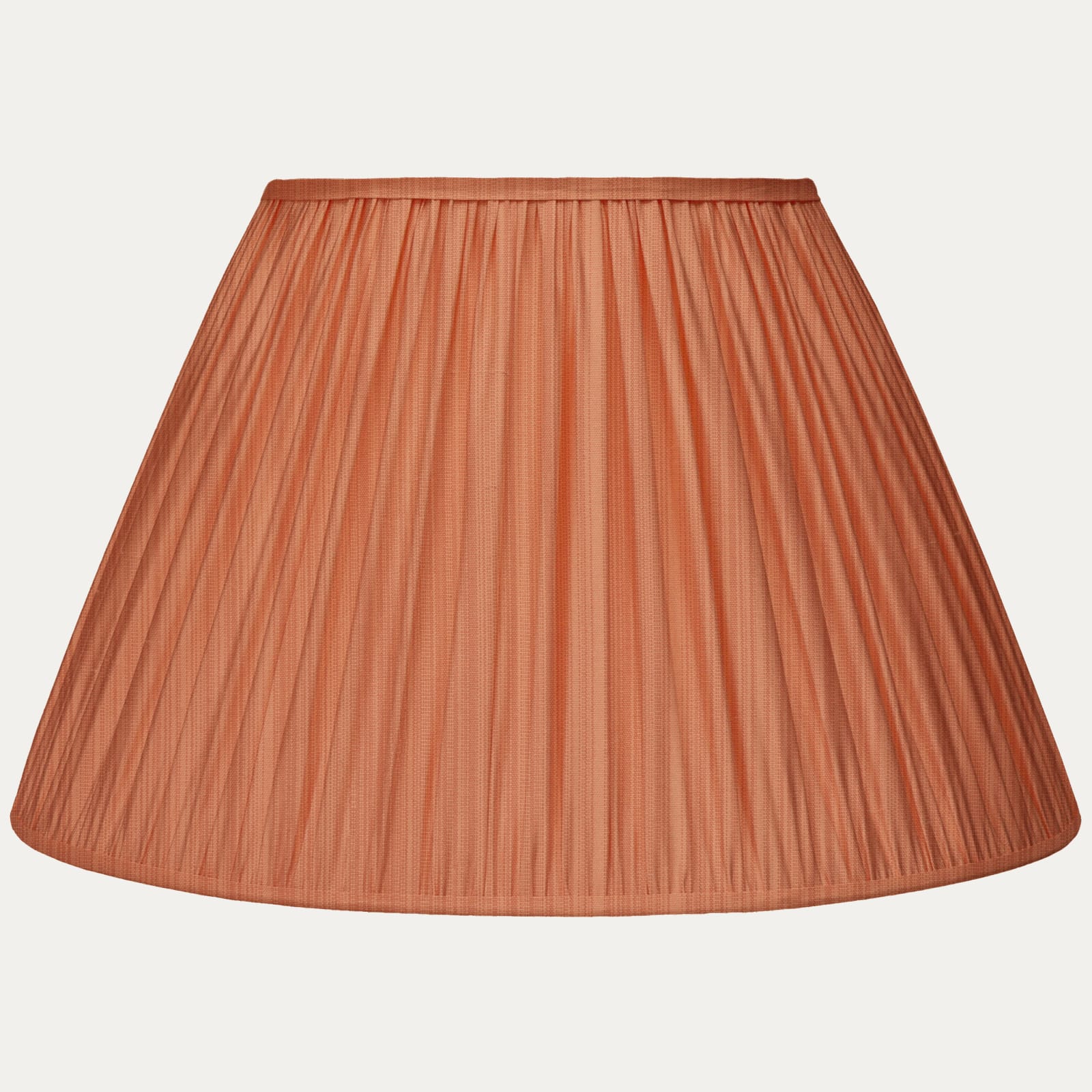 Persimmon Taffeta Silk Empire Lampshade