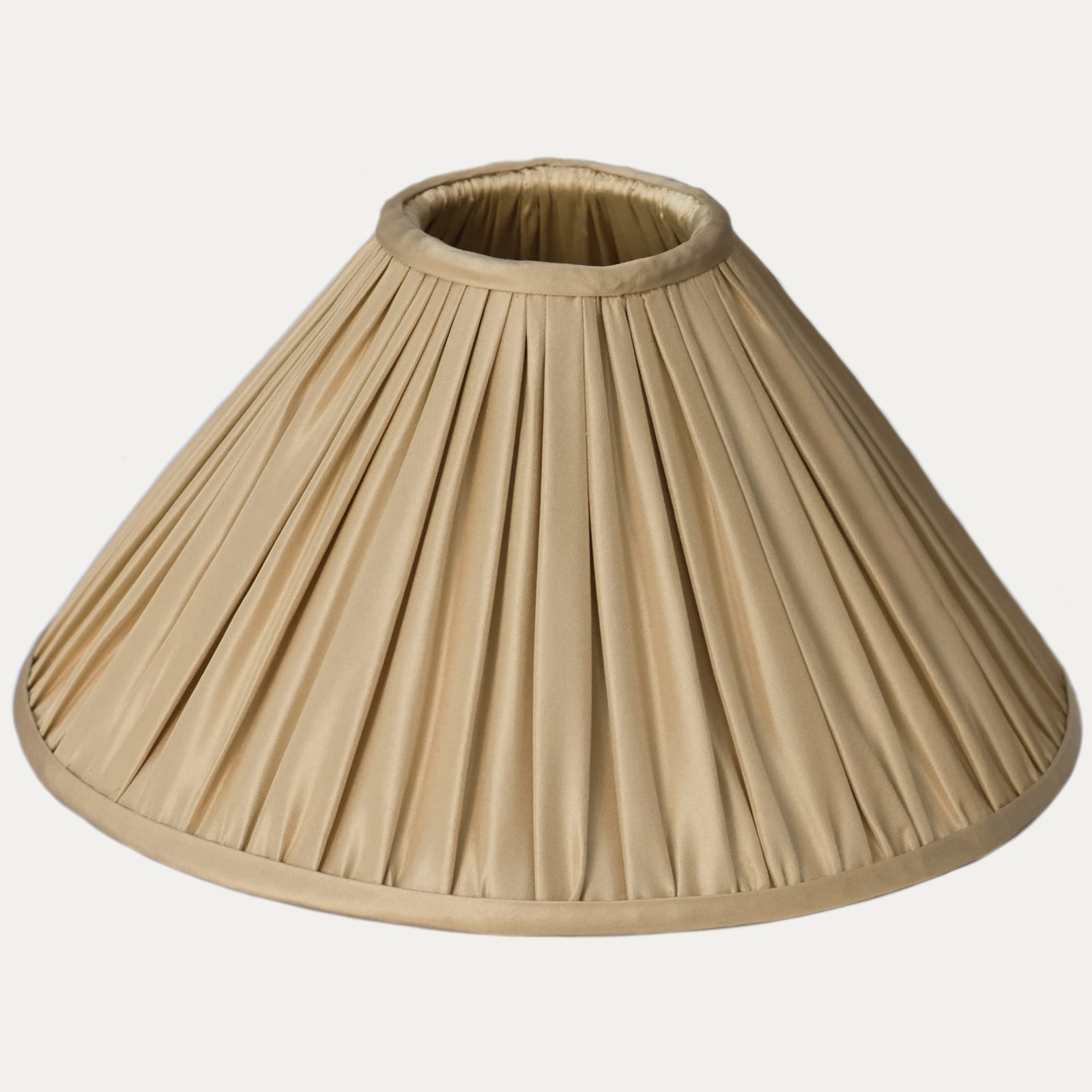 SFJ Taffetas Sand Silk Handsewn Lampshade