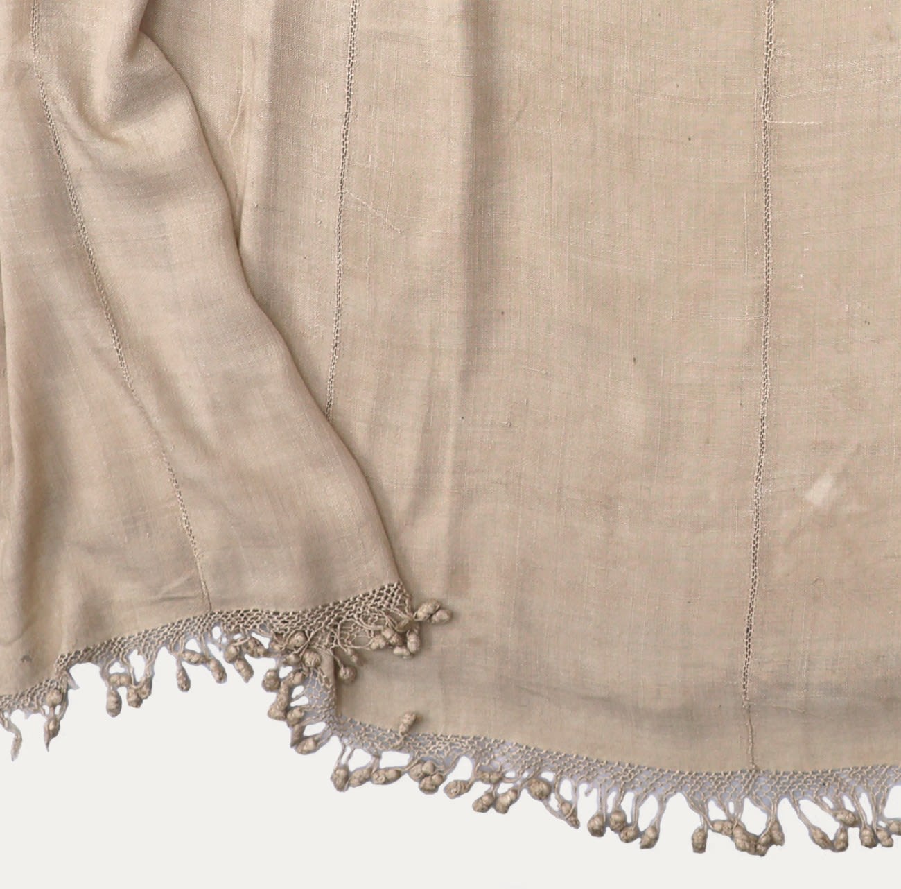 Antique Uzbek Plain Linen