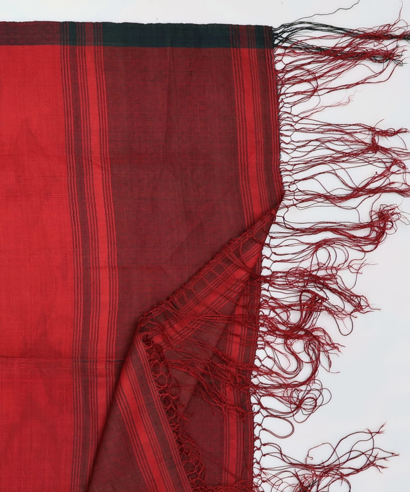 Antique Turkmen Silk Scarf