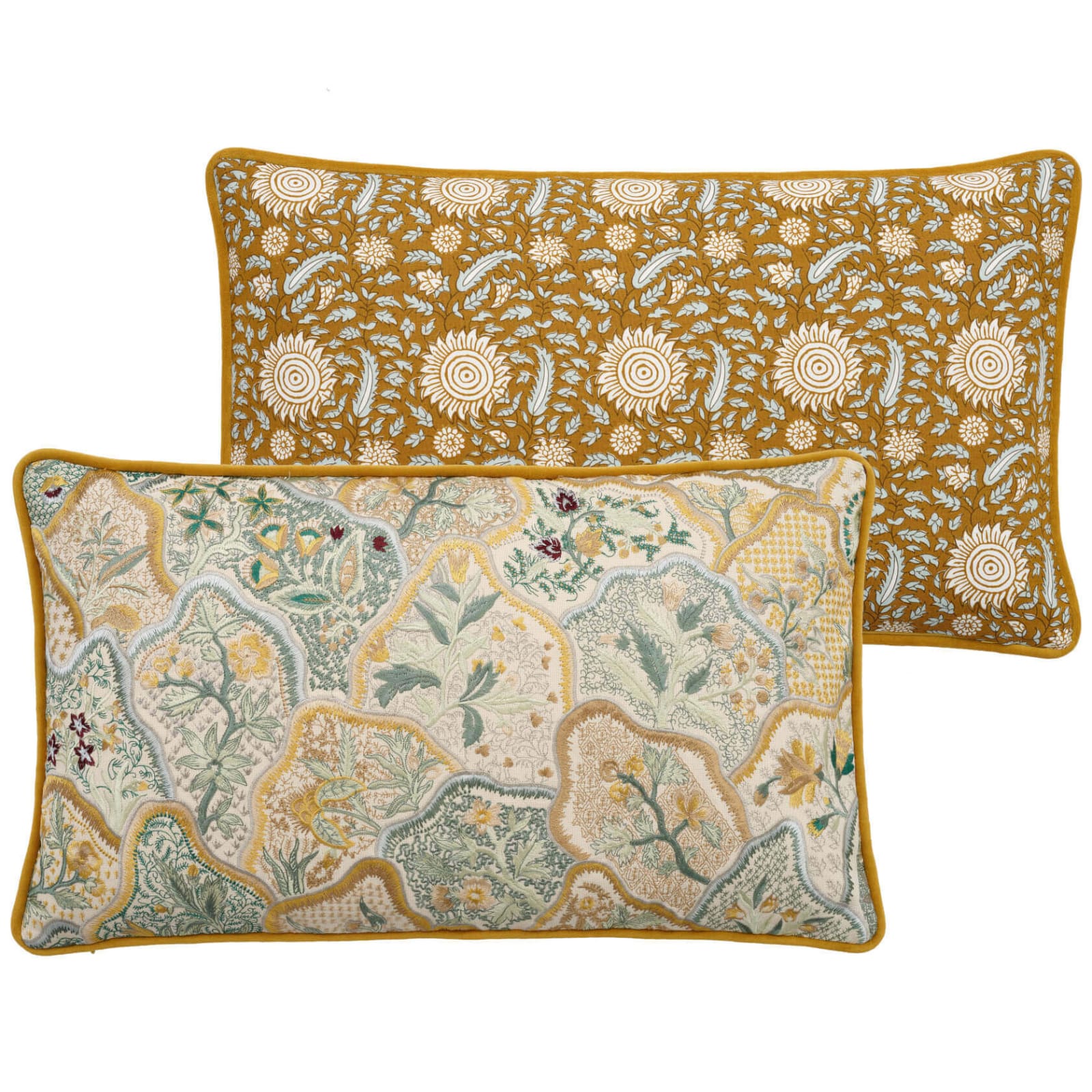 Cushions with Contrast Backing