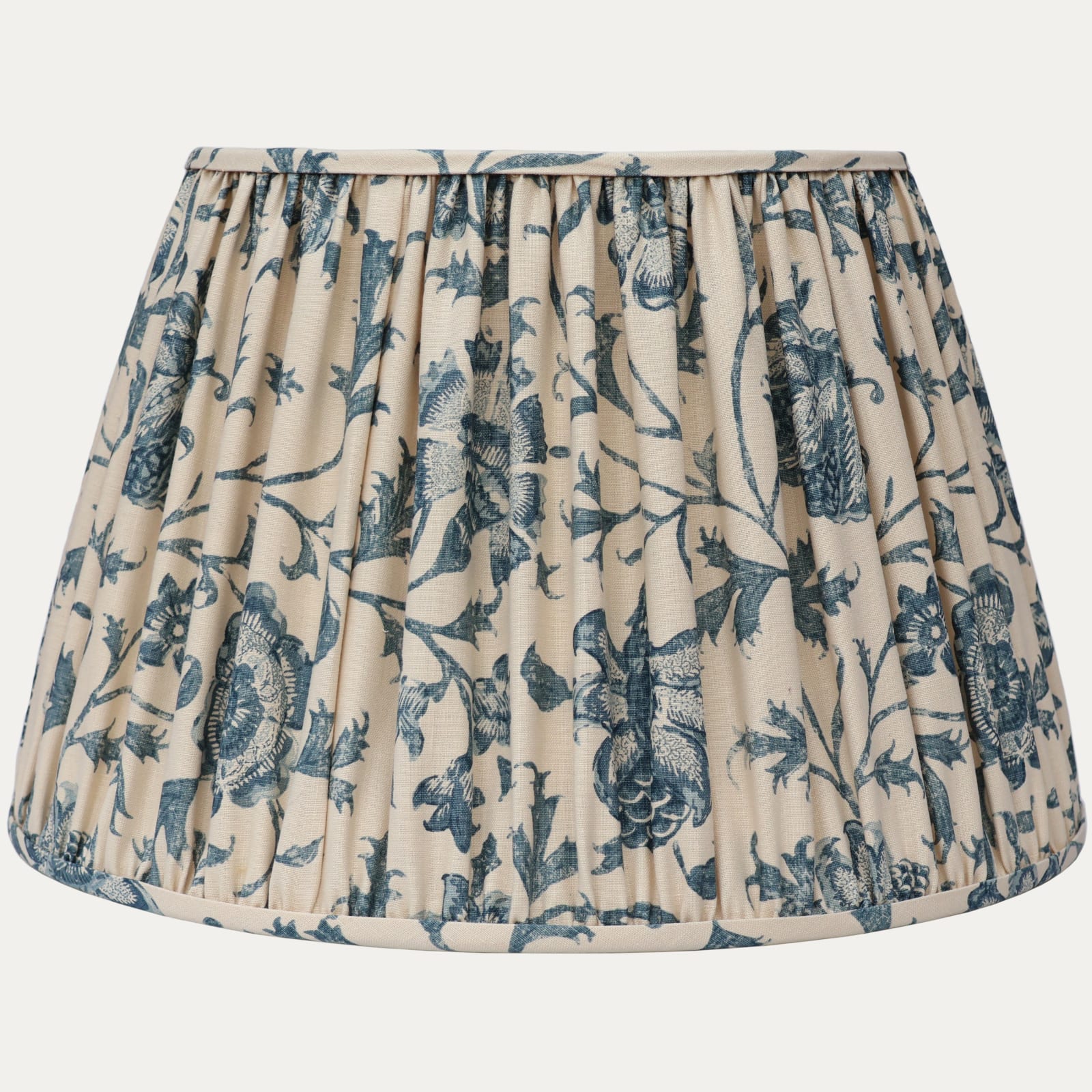 Namay Samay Godavari Indigo Handsewn Gathered Lampshade