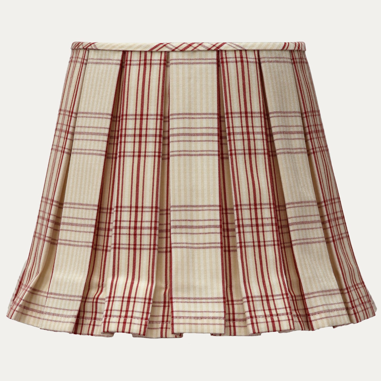 Pierre Frey Beauvoir Box Pleated Lampshade with Silk Lining