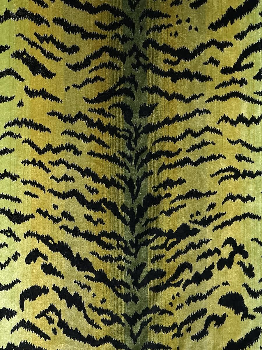 Scalamandre Tigre Greens and Black