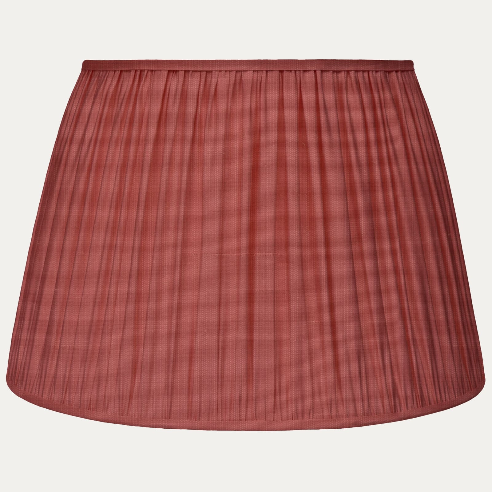 Red Museum Silk Pembroke Lampshade