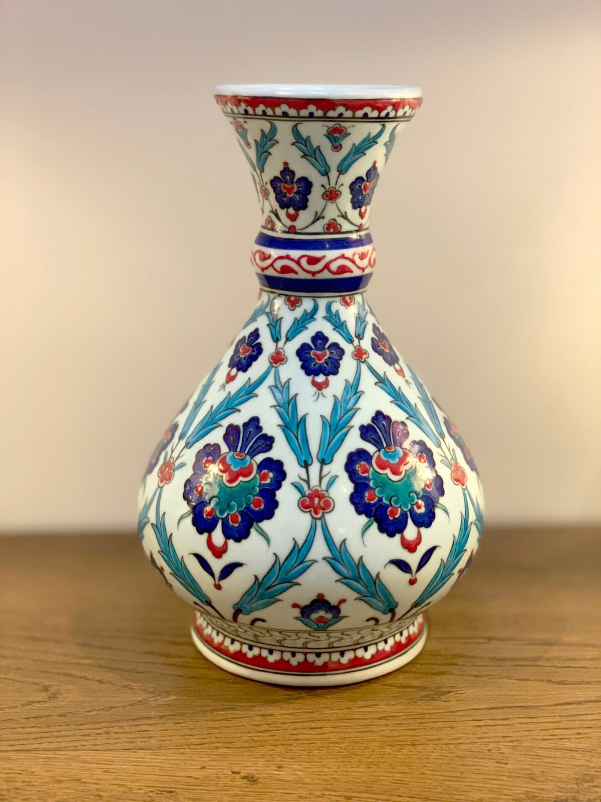 Iznik Vase by Adnan Hoca Ergüler