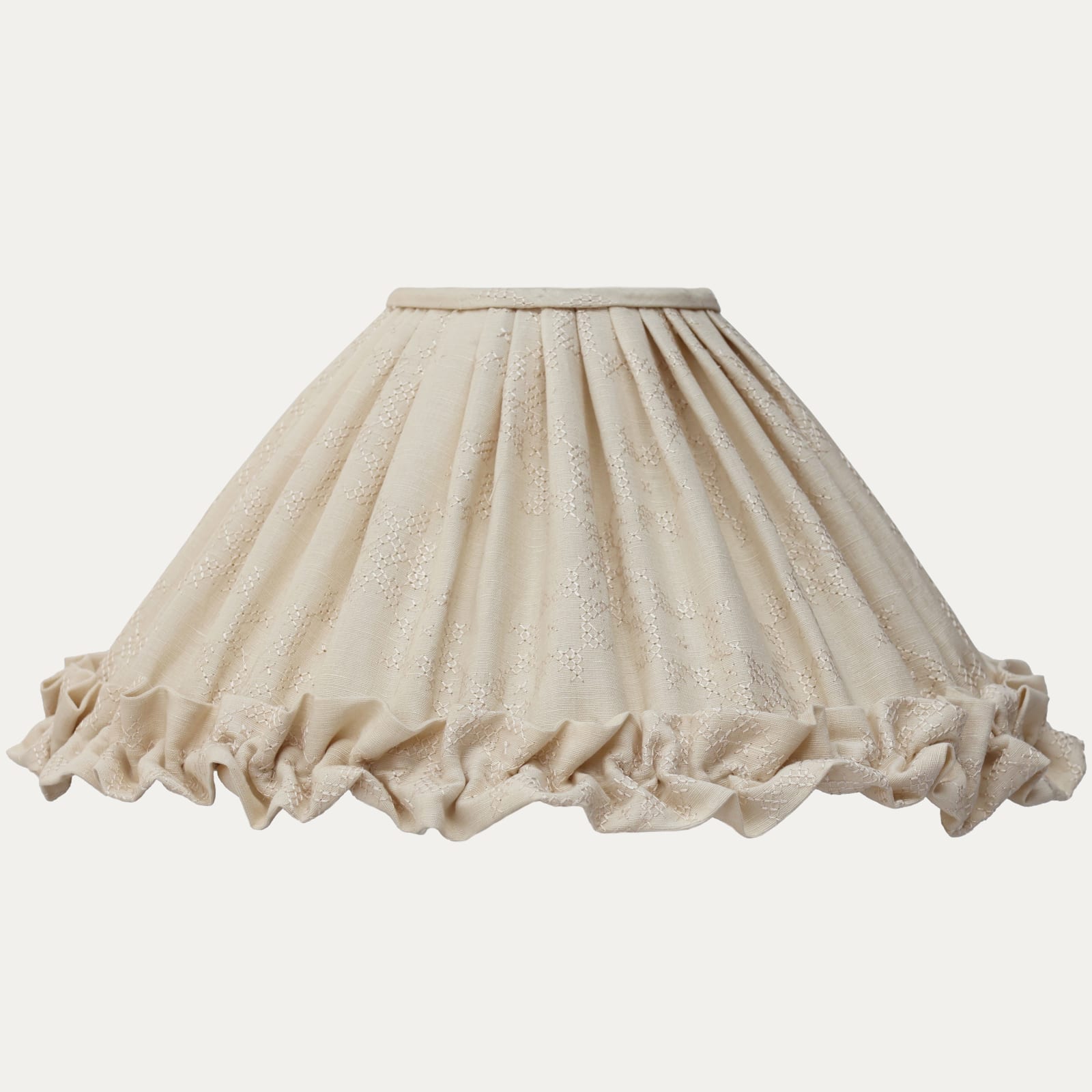 Rose Cumming Gustav Handsewn Gathered Coolie Lampshade