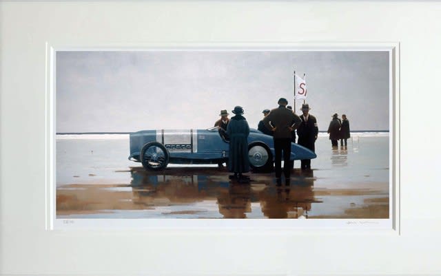 Jack Vettriano Pendine Beach Mounted
