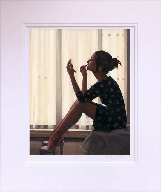 Jack Vettriano Only The Deepest Red Mounted