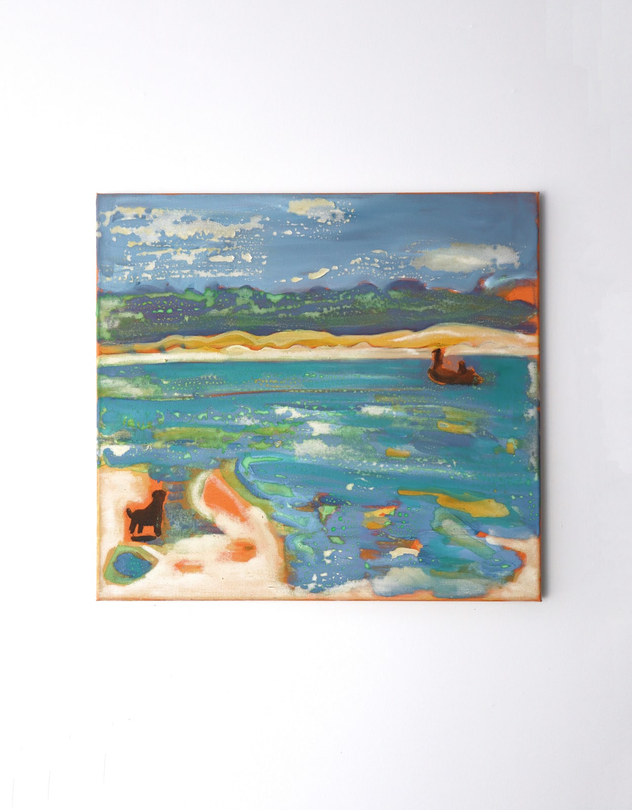 Billy McQueen, Kuri watching the Boat, 2025