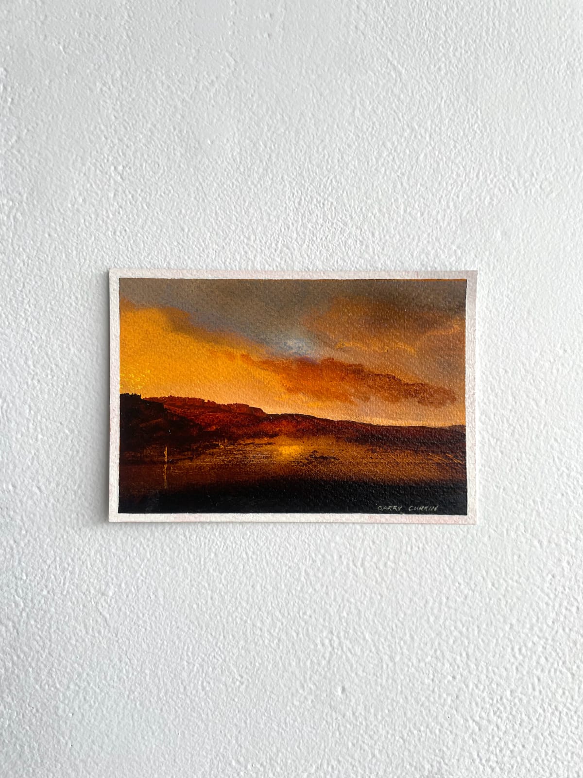 Garry Currin, Postcard Study: A View toward the Romantic i, 2023