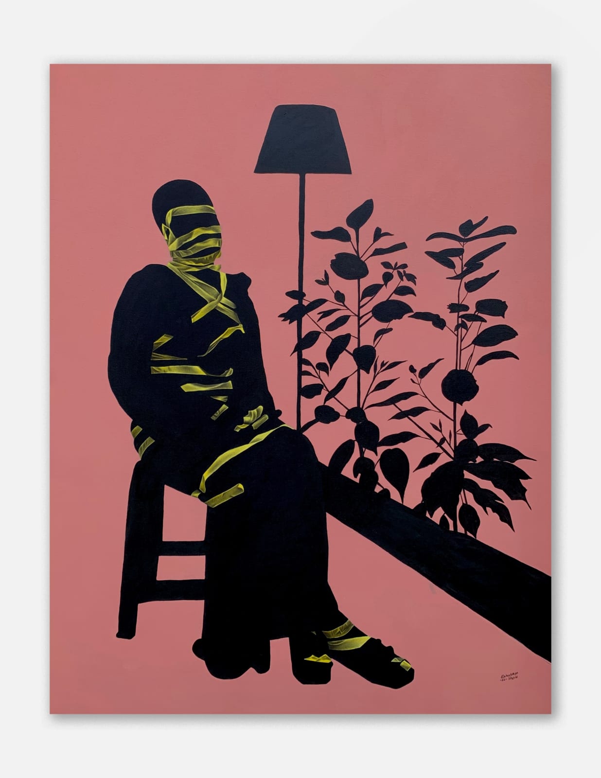 Eshinlokun Wasiu, lady in red, 2022