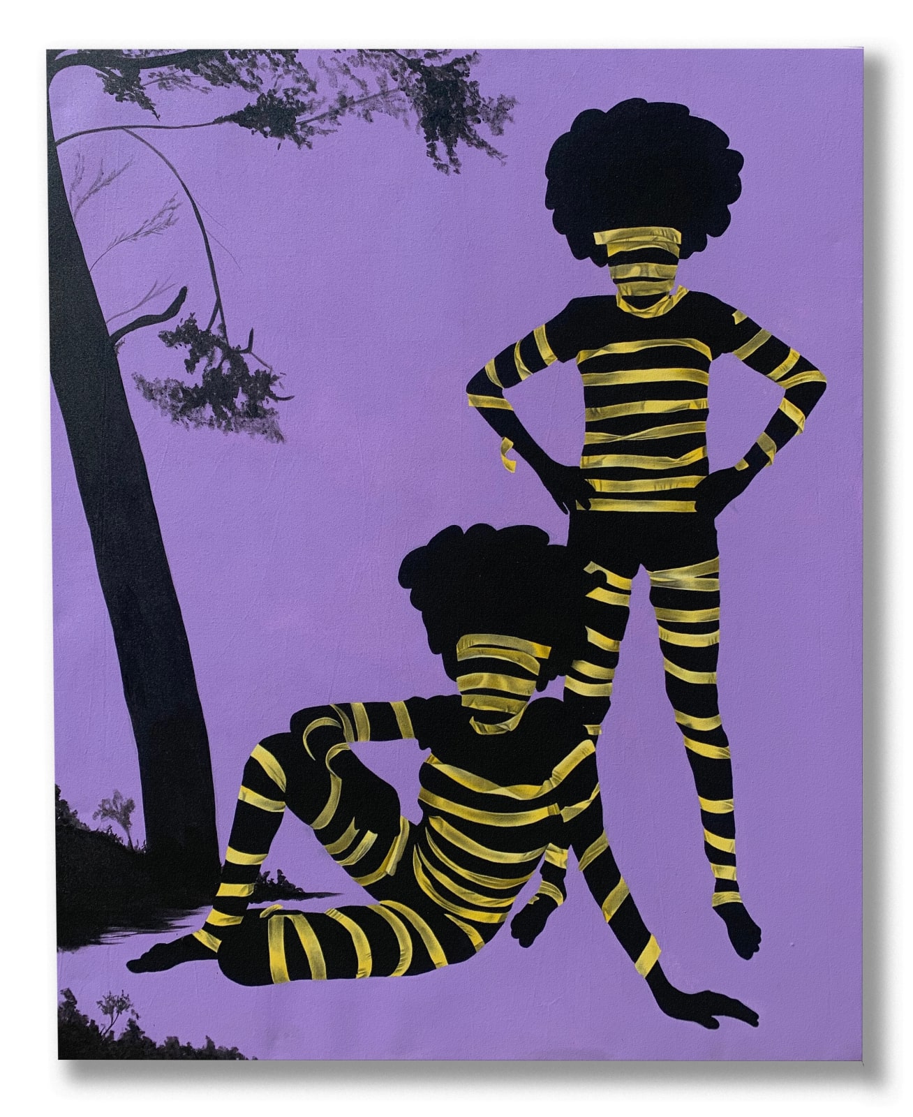 Eshinlokun Wasiu, Purple Flower, 2022