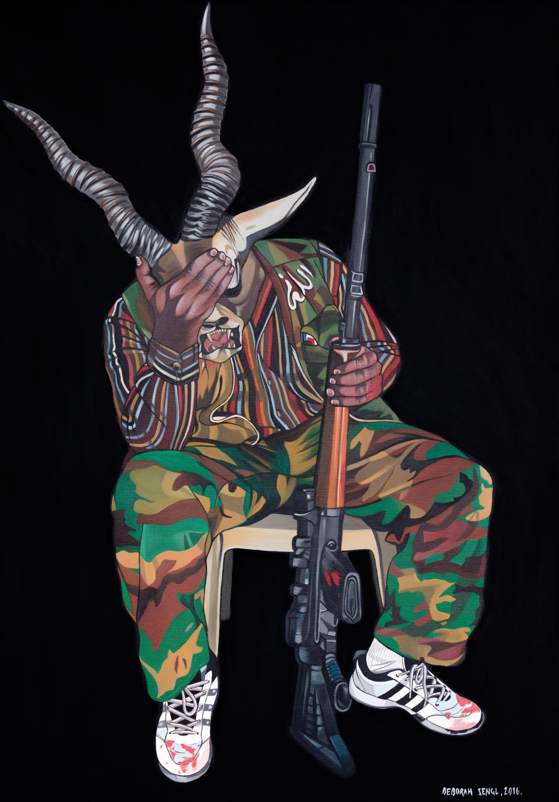 Deborah Sengl, Broken Soldiers, 2017