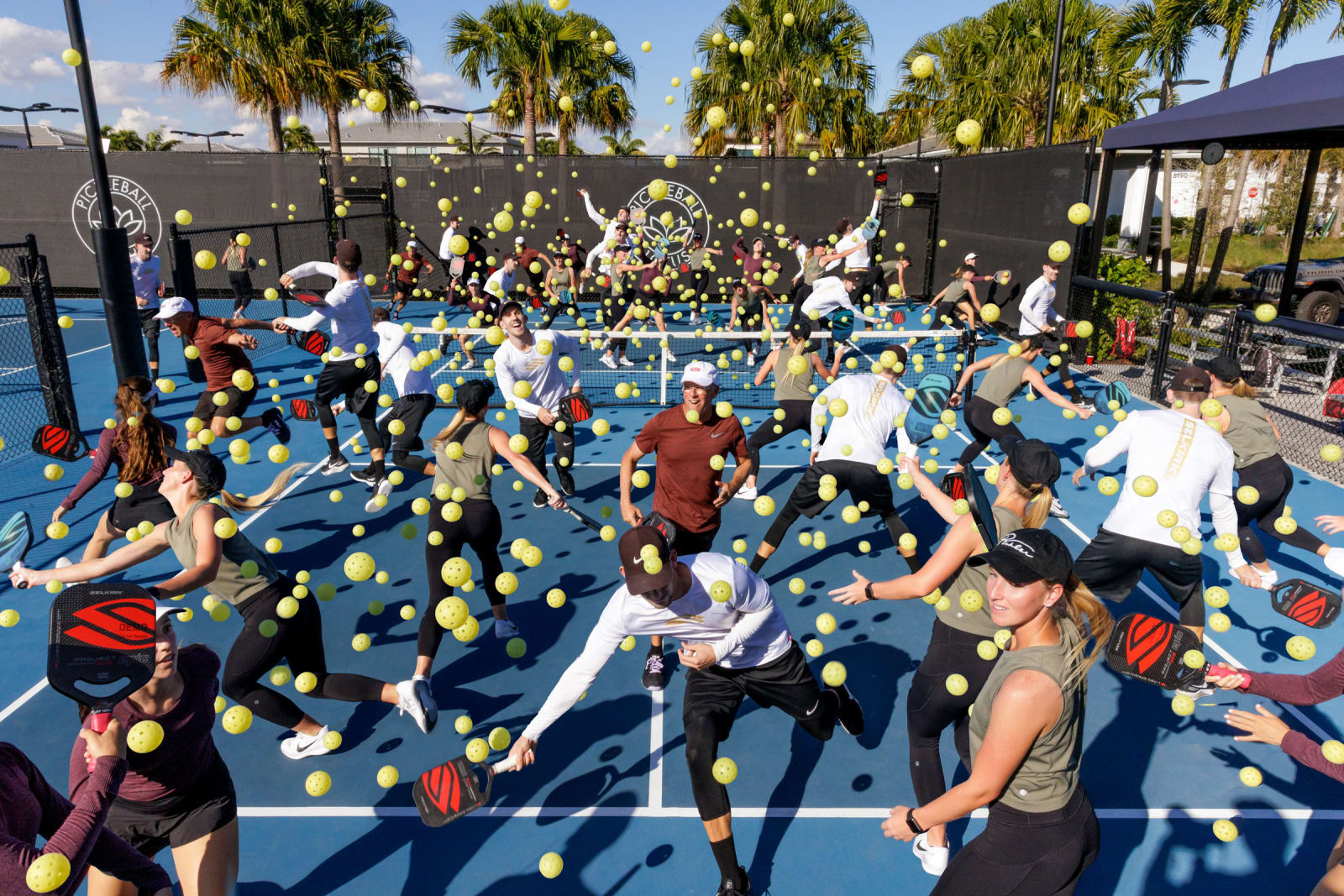 Pelle Cass, Palm Beach Pickleball Players and Balls No. 2