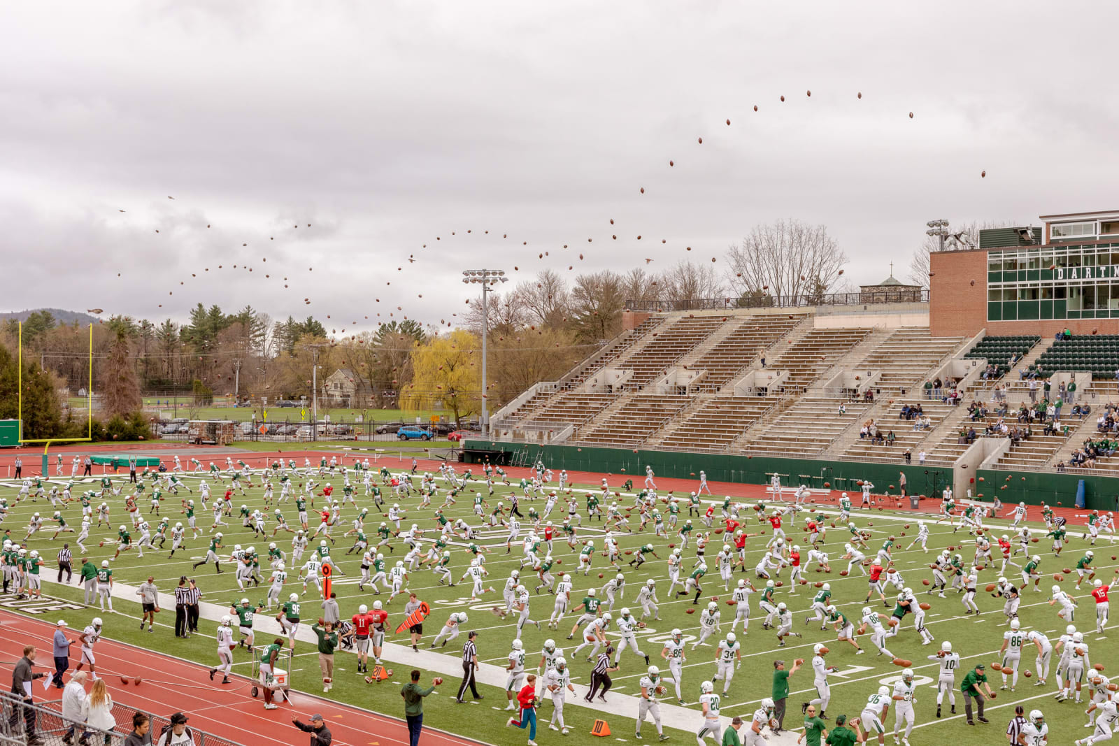 Pelle Cass, Dartmouth Football Scrimmage, 2019