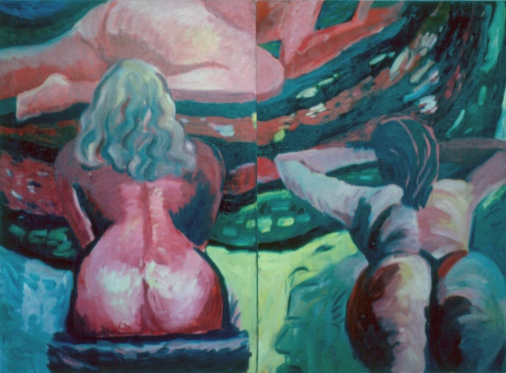 Francine Scialom Greenblatt, Women Rear Views Voyeur, 1982