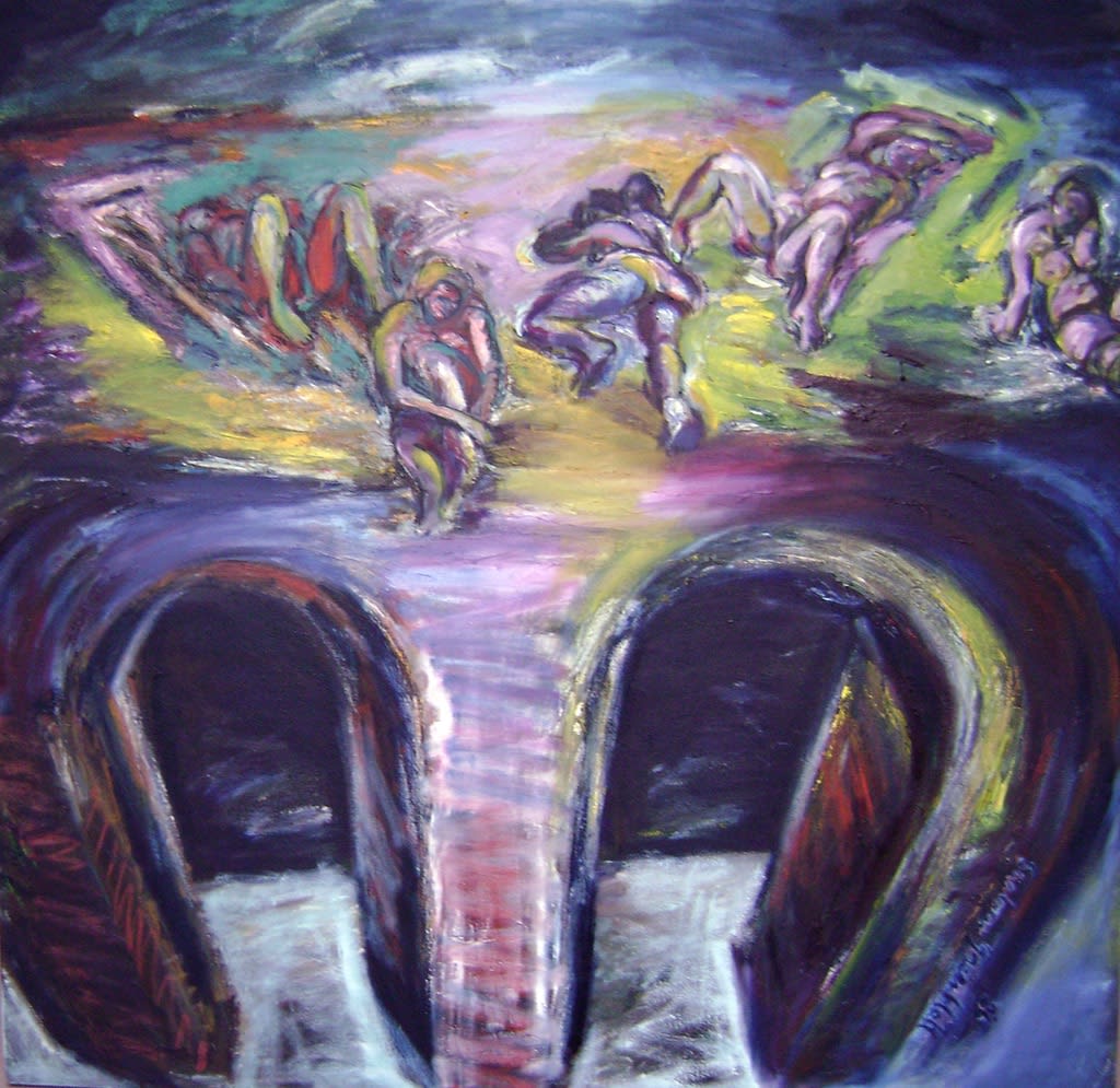 Francine Scialom Greenblatt, Aquaduct, 1986