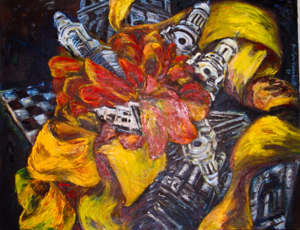 Francine Scialom Greenblatt, Bearing Gifts, 1987