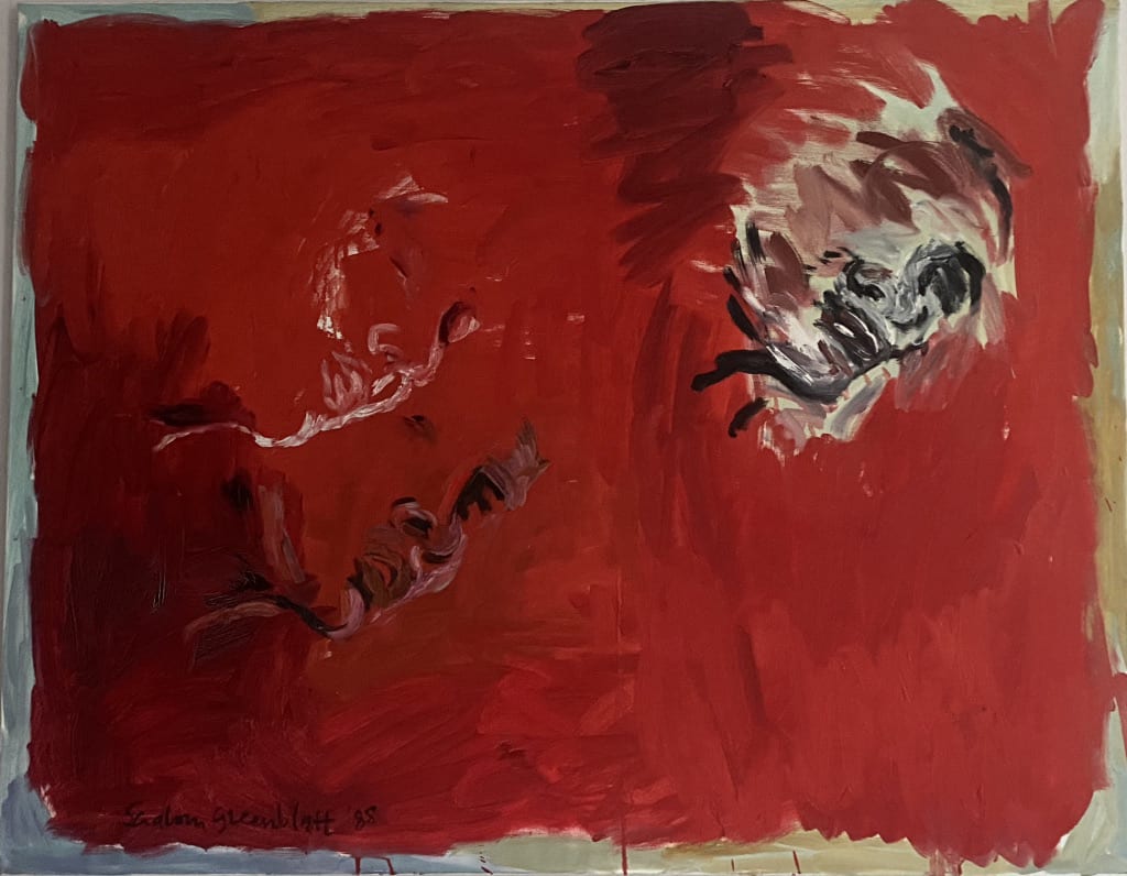 Francine Scialom Greenblatt, Drawing from Painting, 1987